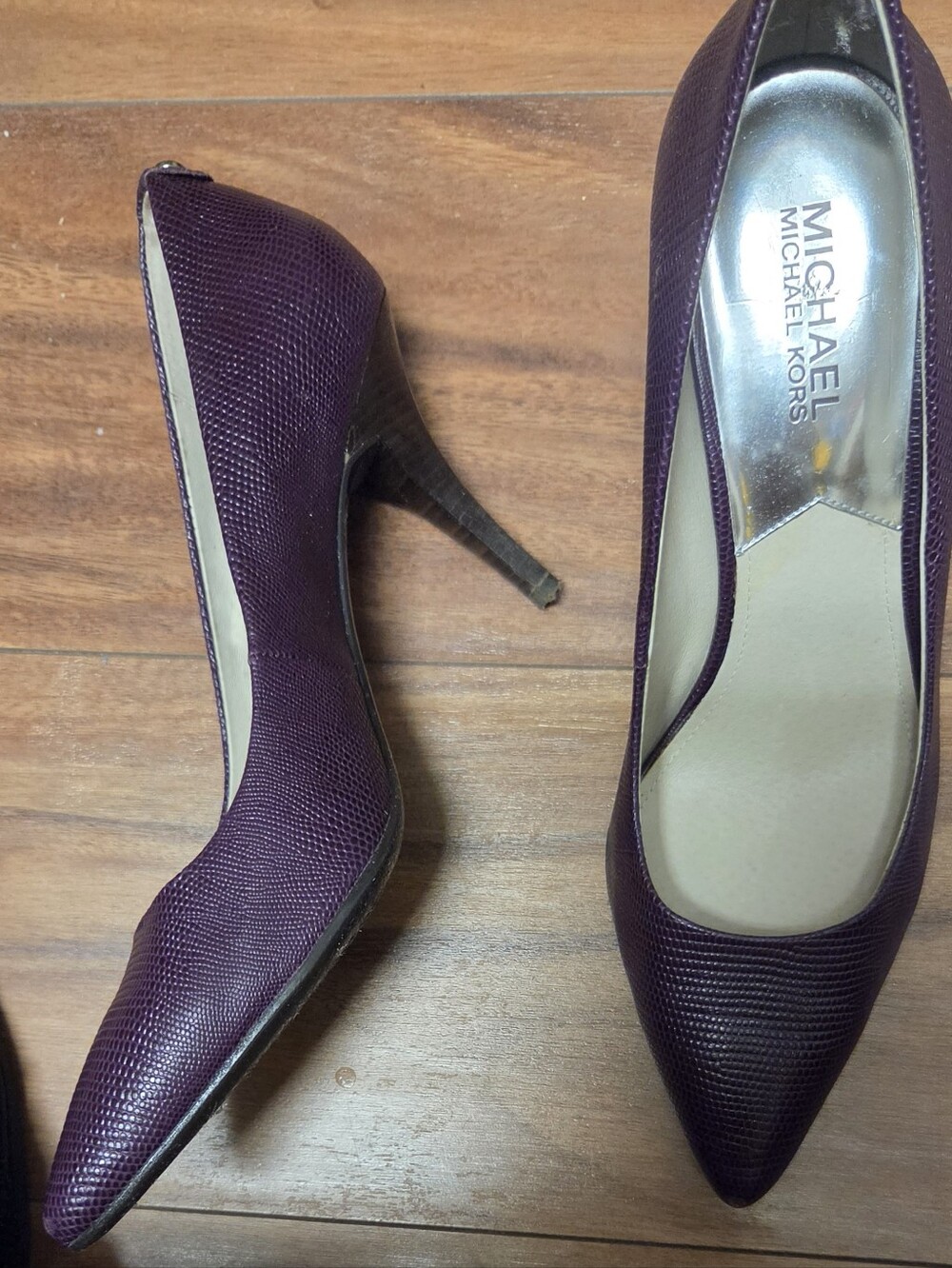 Michael Kors Deep Purple/plum Pointed-Toe Stiletto Pumps